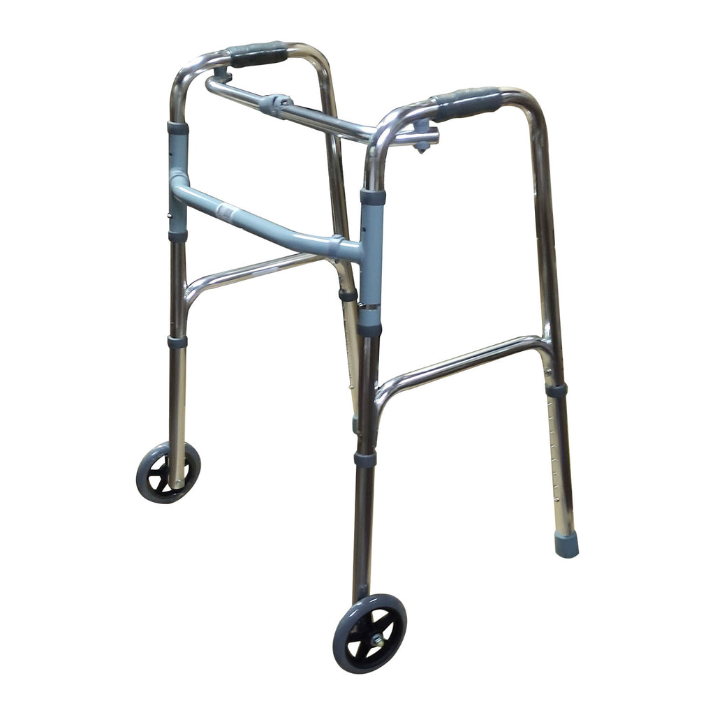 Andador con ruedas plegable