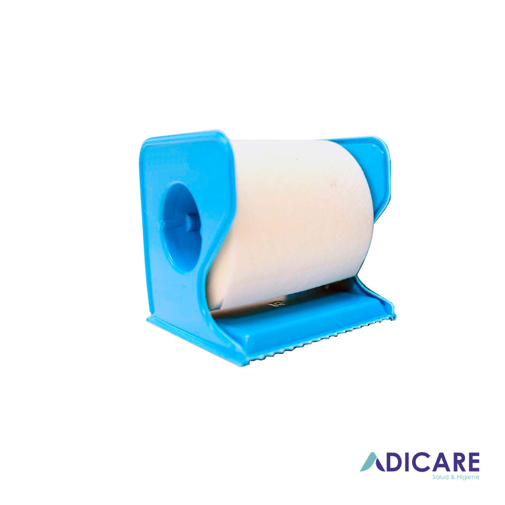 Caja 6 uni. Cinta adhesiva médica con dispensador