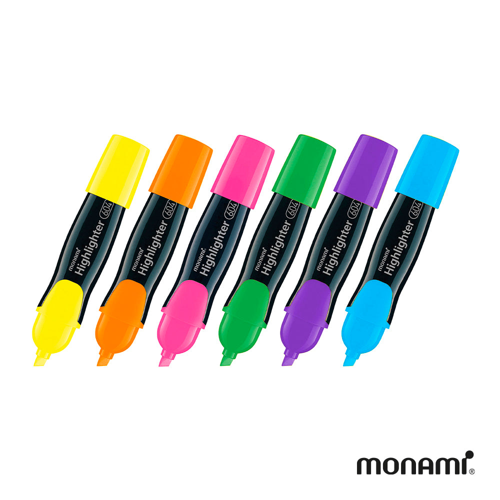 Caja 12 uni. Destacador Jumbo 604 Neon 1 color