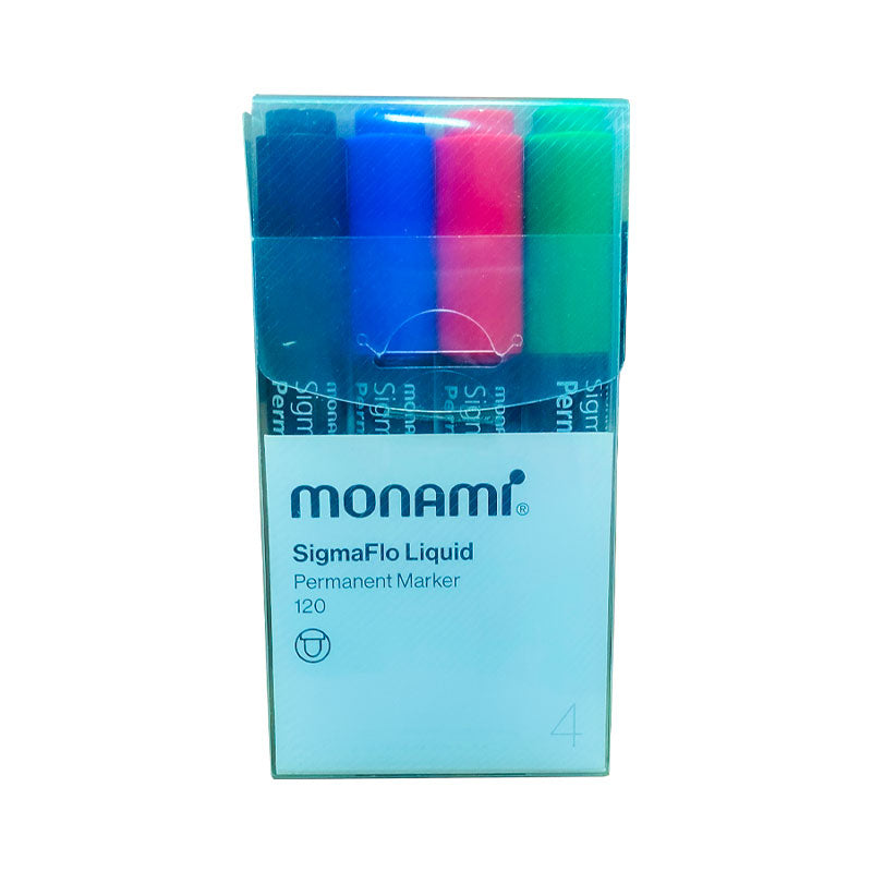 Set Marcadores Permanentes 4 colores