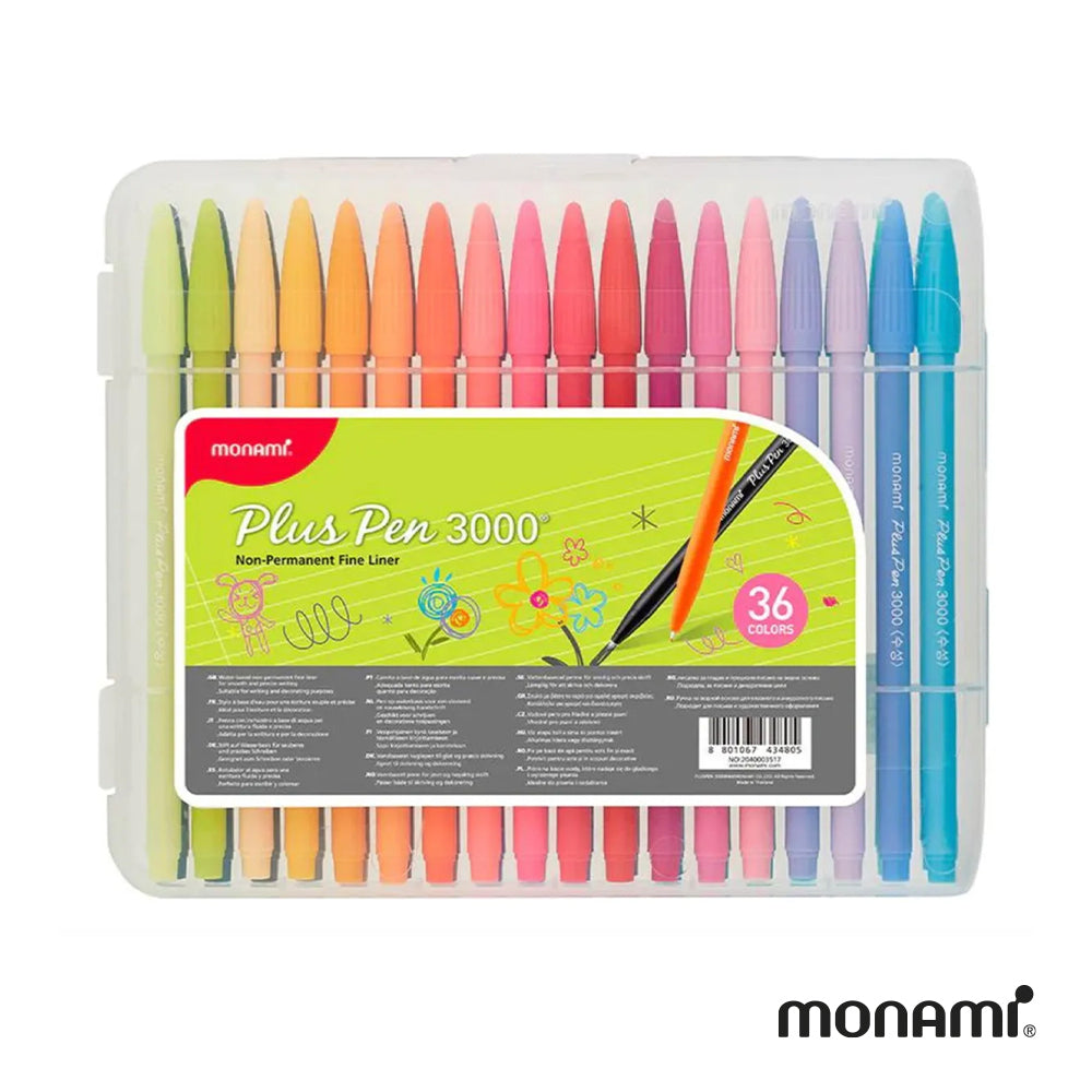 Set 36 uni. Marcadores Plus Pen