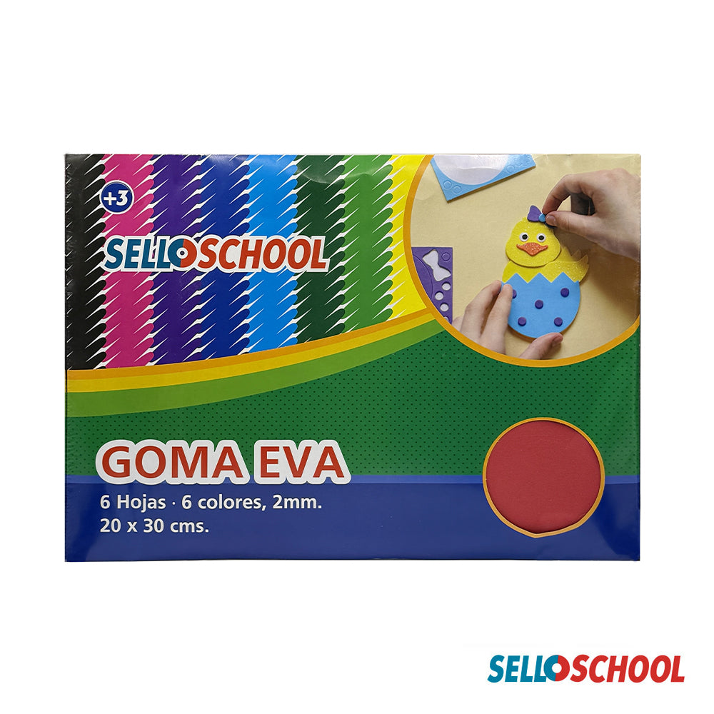 Pack de 10 Bolsones de Goma Eva 20 x 30 cm