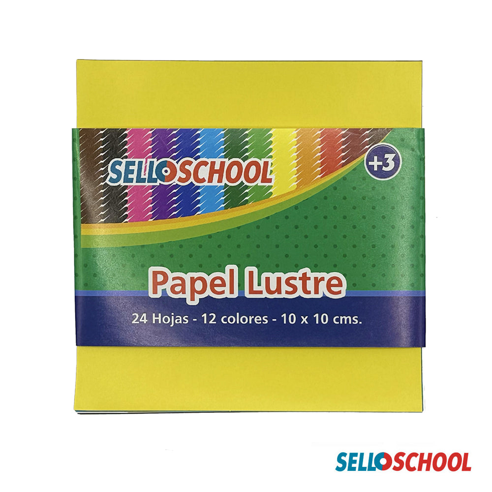 Pack de 40 Fajos de Papel Lustre 10 x 10 cm