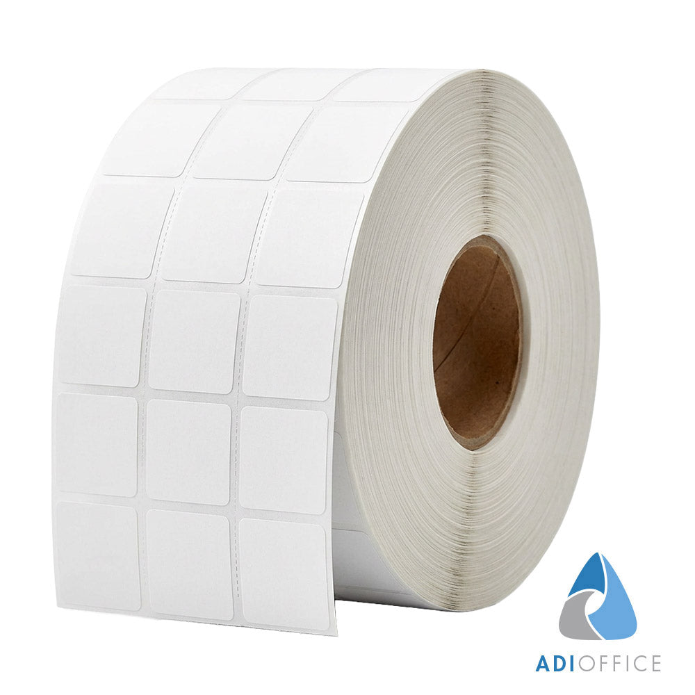 Rollo(s)de 4000 etiq.para Codigos de Barras,30x30mm.,3 salidas