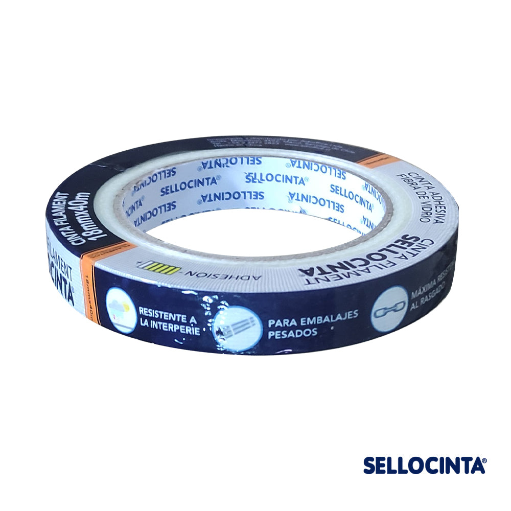 Caja 32 uni. Cinta Reforzada con Fibra de Vidrio 18mm x 40m