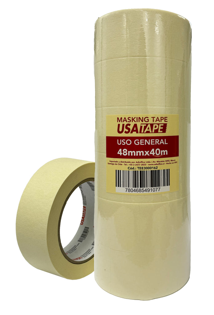 Pack de 24 rollos, Masking Tape 48mm. x 40m. UsaTape