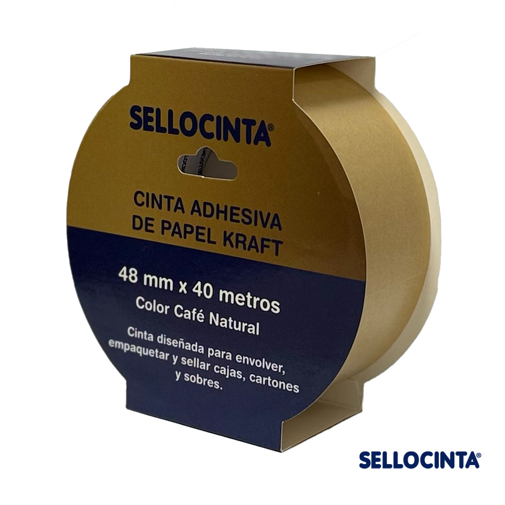Caja de 48 rollos de Cinta kraft 48mm x 40mts
