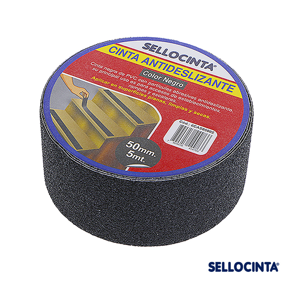 Cintas Antideslizantes 50mm x 5mts.