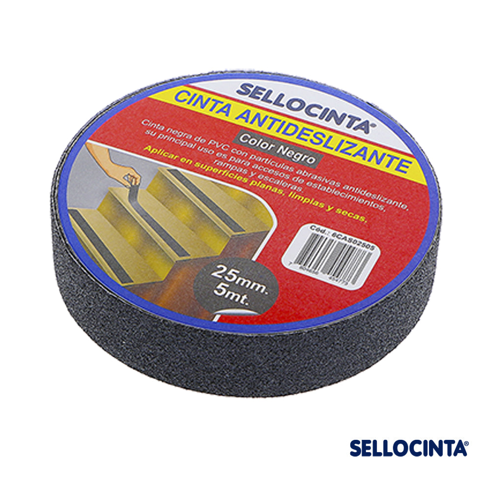 Cinta Antideslizantes 25mm x 5mts