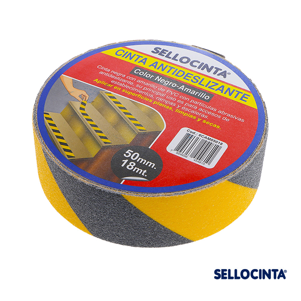 Pack 6 Cintas Antideslizantes Sup. Normal 50mmx18m