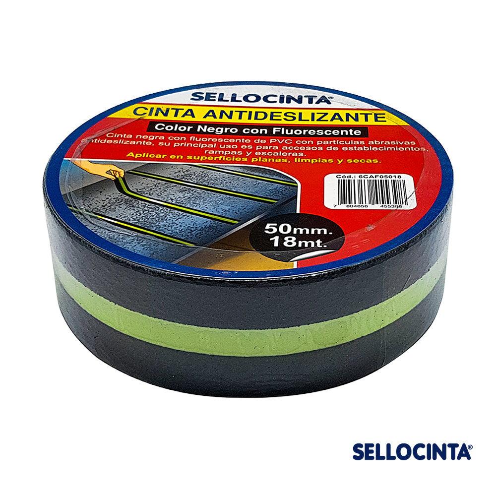 Cintas Antideslizantes 50mm x 5mts.