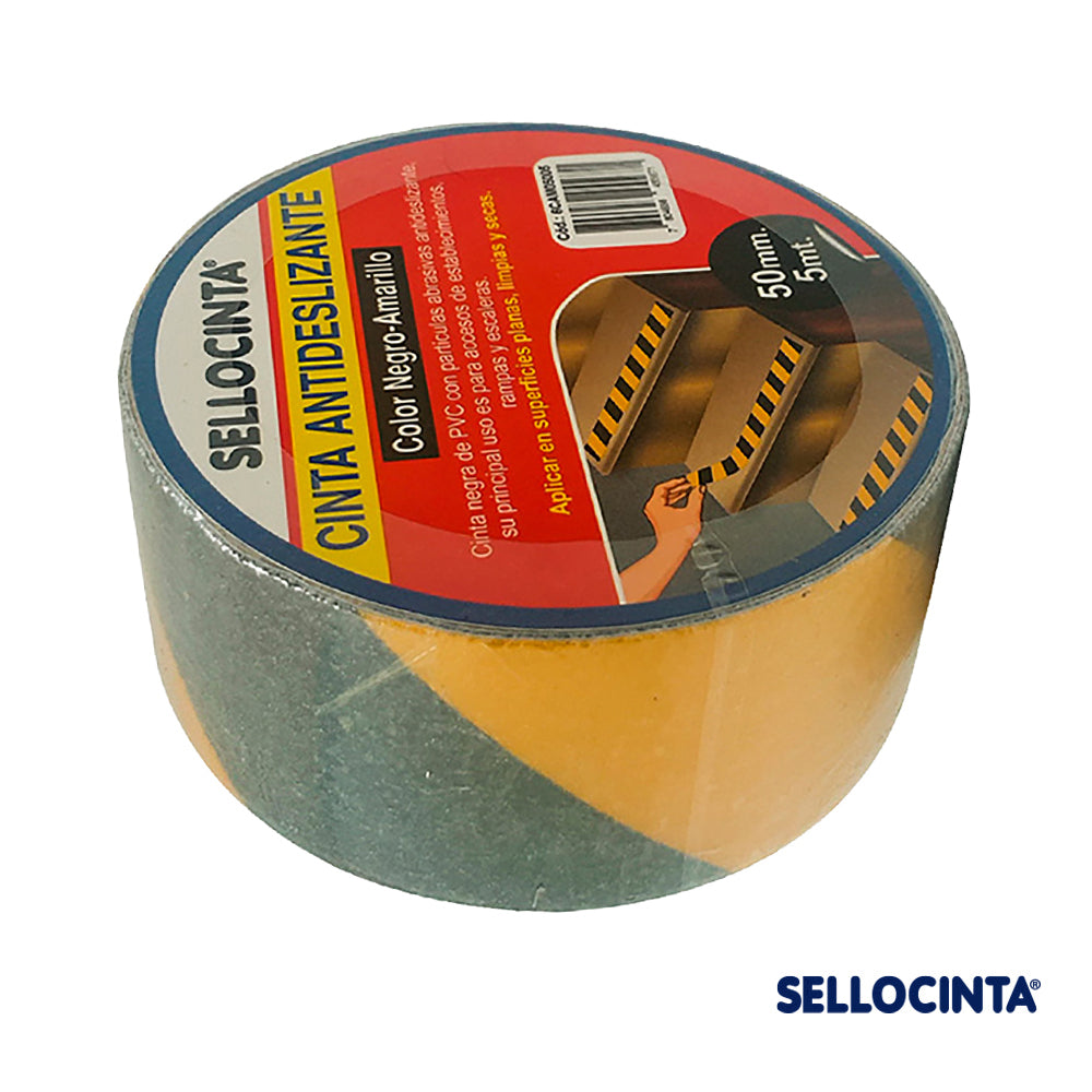 Cintas Antideslizantes 50mm x 5mts.