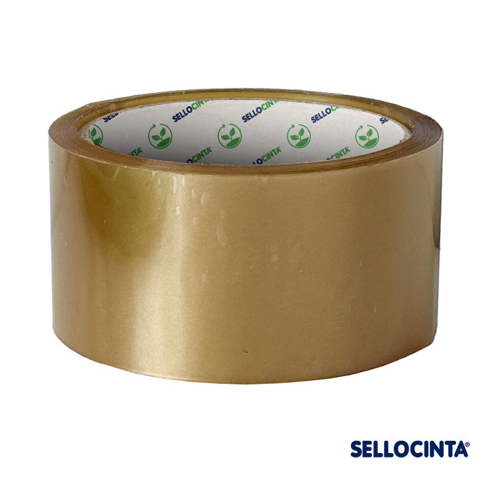 Cinta de Embalaje Bio Eco Transparente 48 mm x 100 m Sellocinta – Caja 48 Rollos