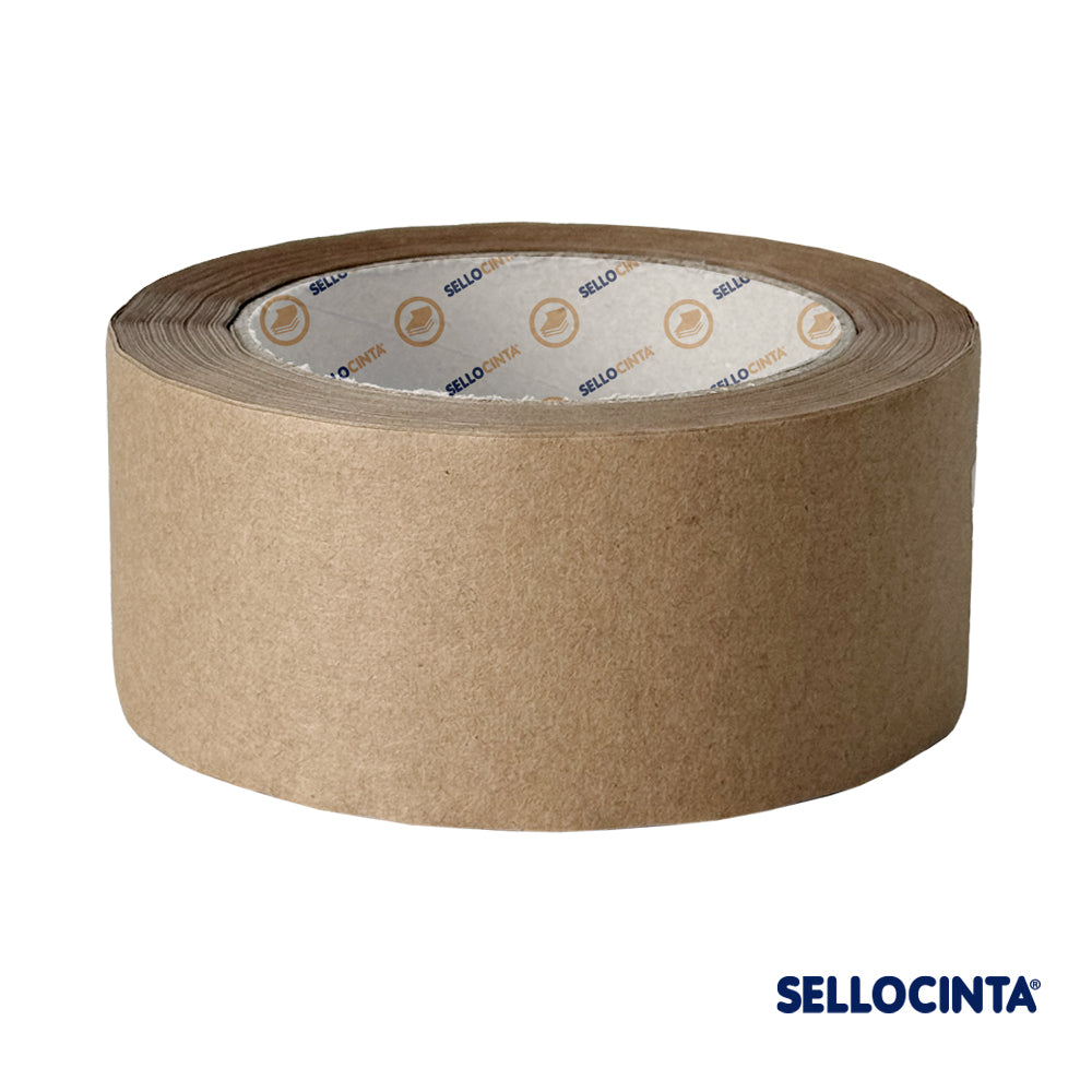 Cinta Kraft Activada 48 mm x 100 m Sellocinta – Caja 30 Rollos